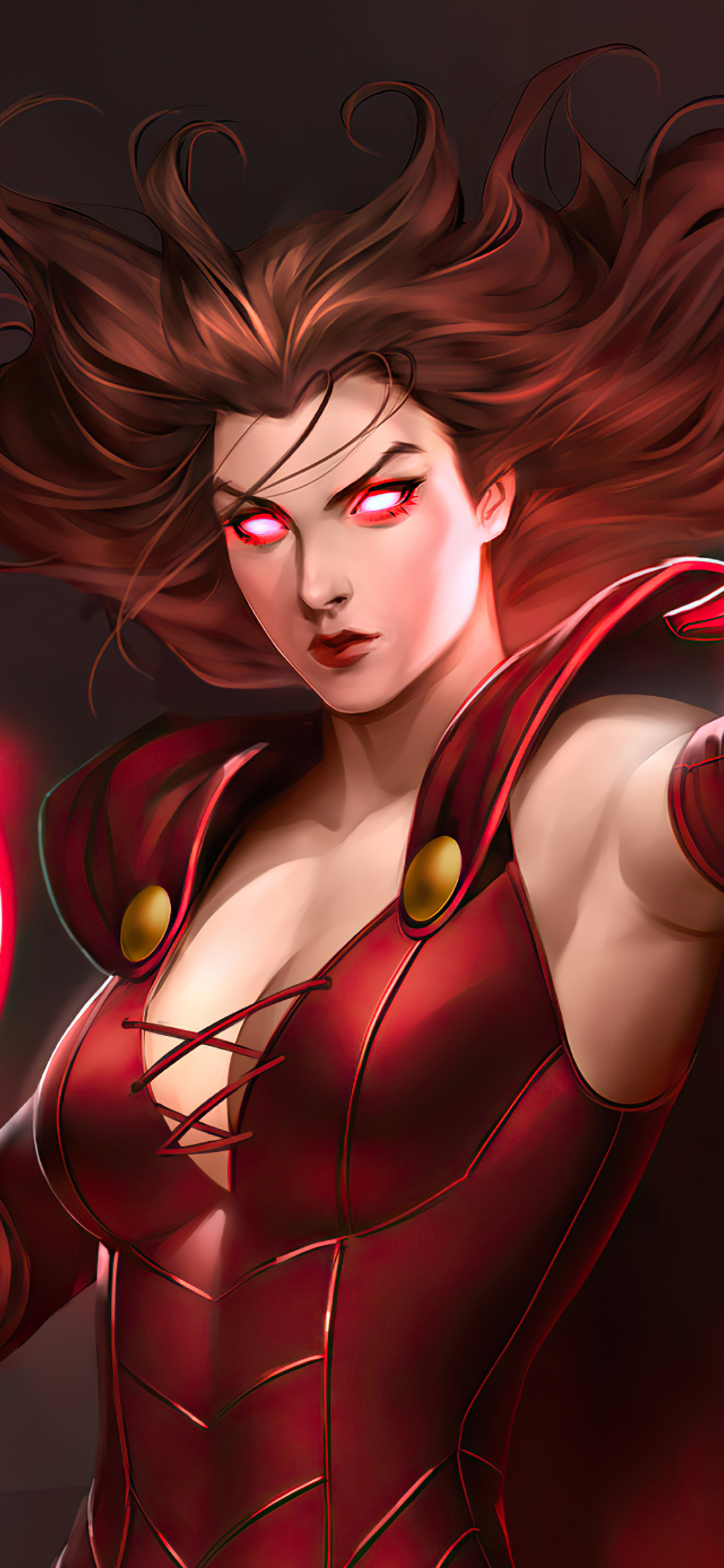 1080x2340 Wanda Maximoff Artwork 1080x2340 Resolution Wallpaper, HD