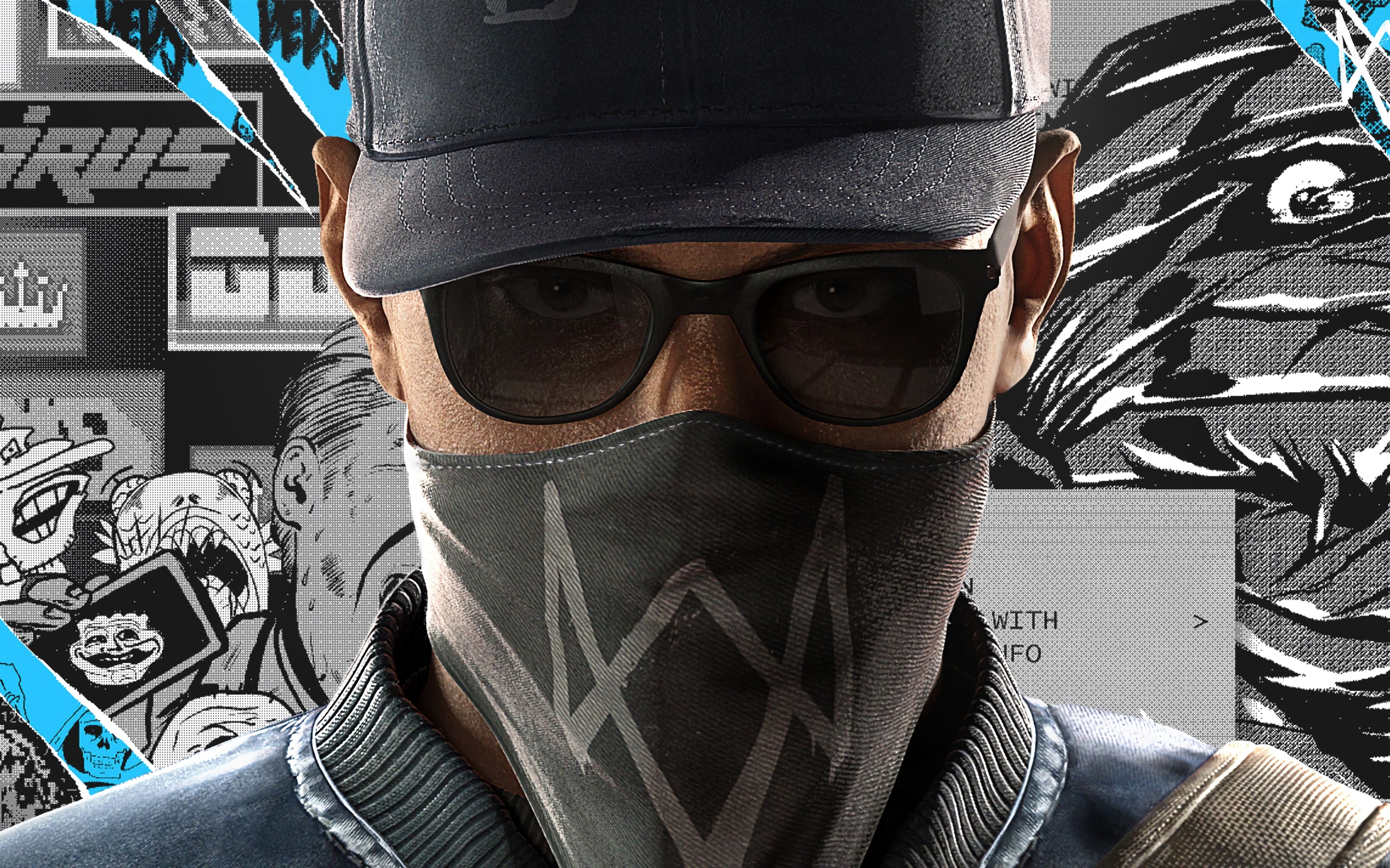 3000x1875 watch dogs 2, marcus holloway, face 3000x1875 Resolution Wallpaper,  HD Games 4K Wallpapers, Images, Photos and Background - Wallpapers Den