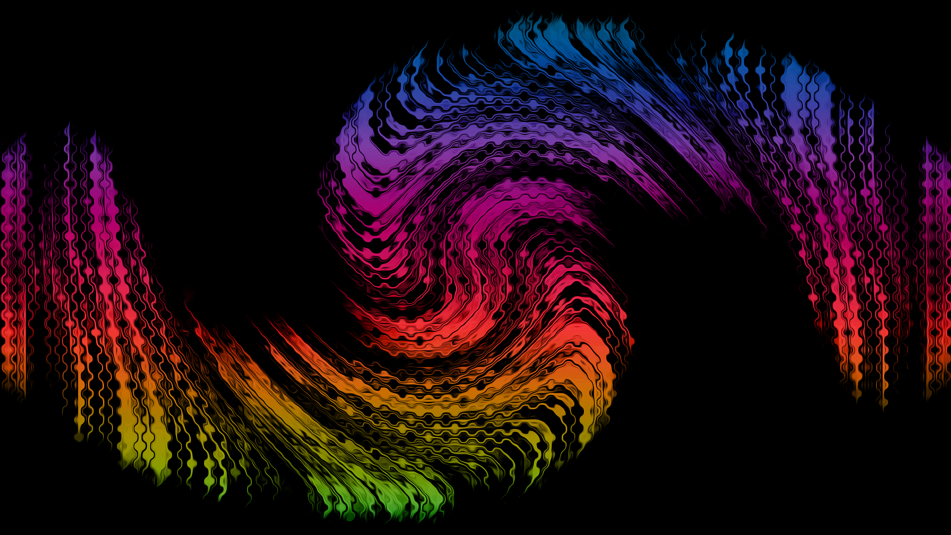 Waves of Color on a Black Background Wallpaper, HD Artist 4K Wallpapers,  Images, Photos and Background - Wallpapers Den