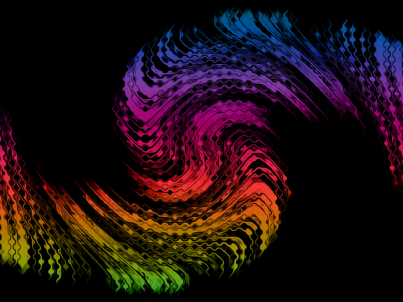800x600 Waves of Color on a Black Background 800x600 ...