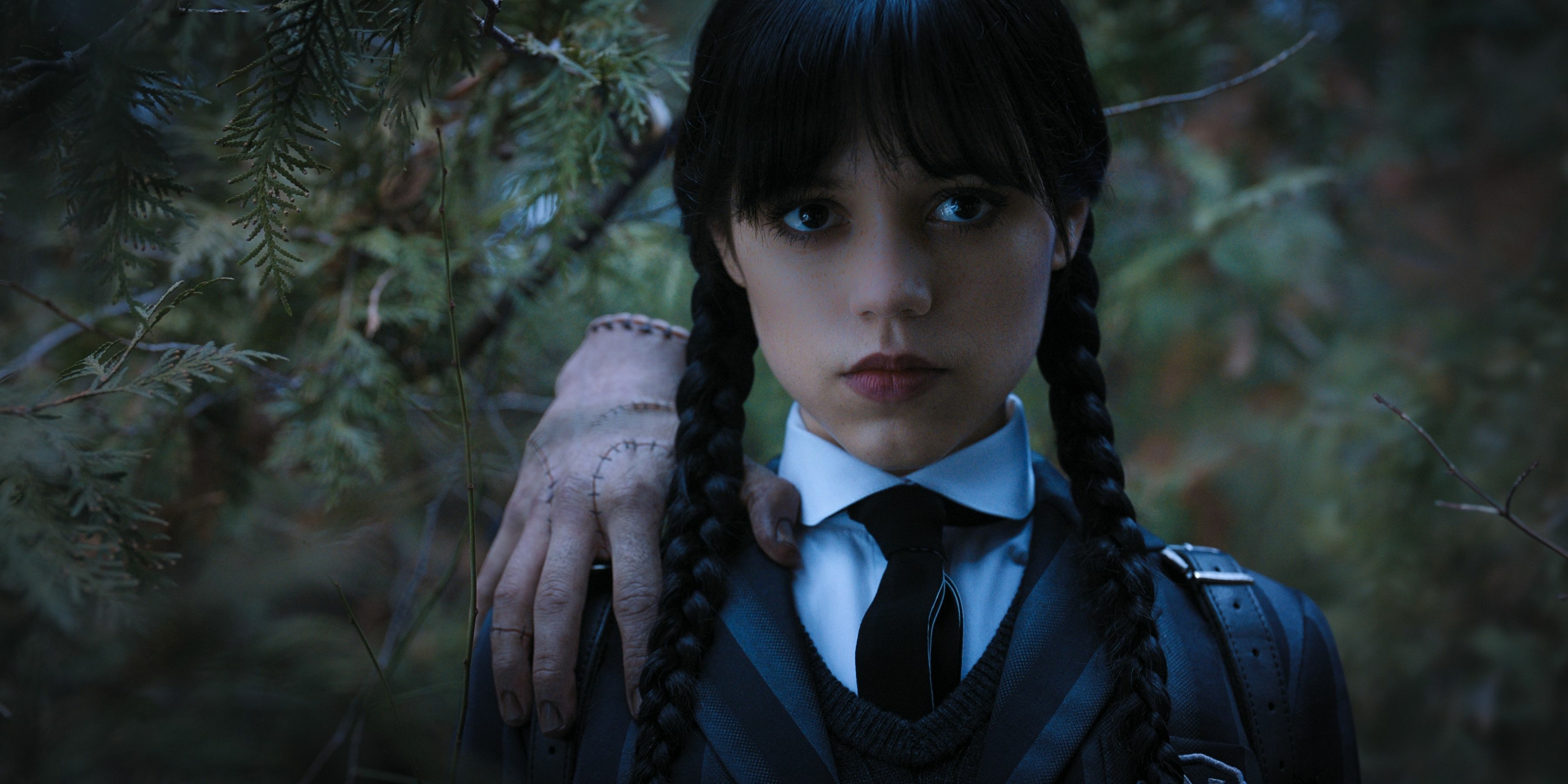 Anime girl character from Wednesday In The Addams Family series 2K wallpaper  download