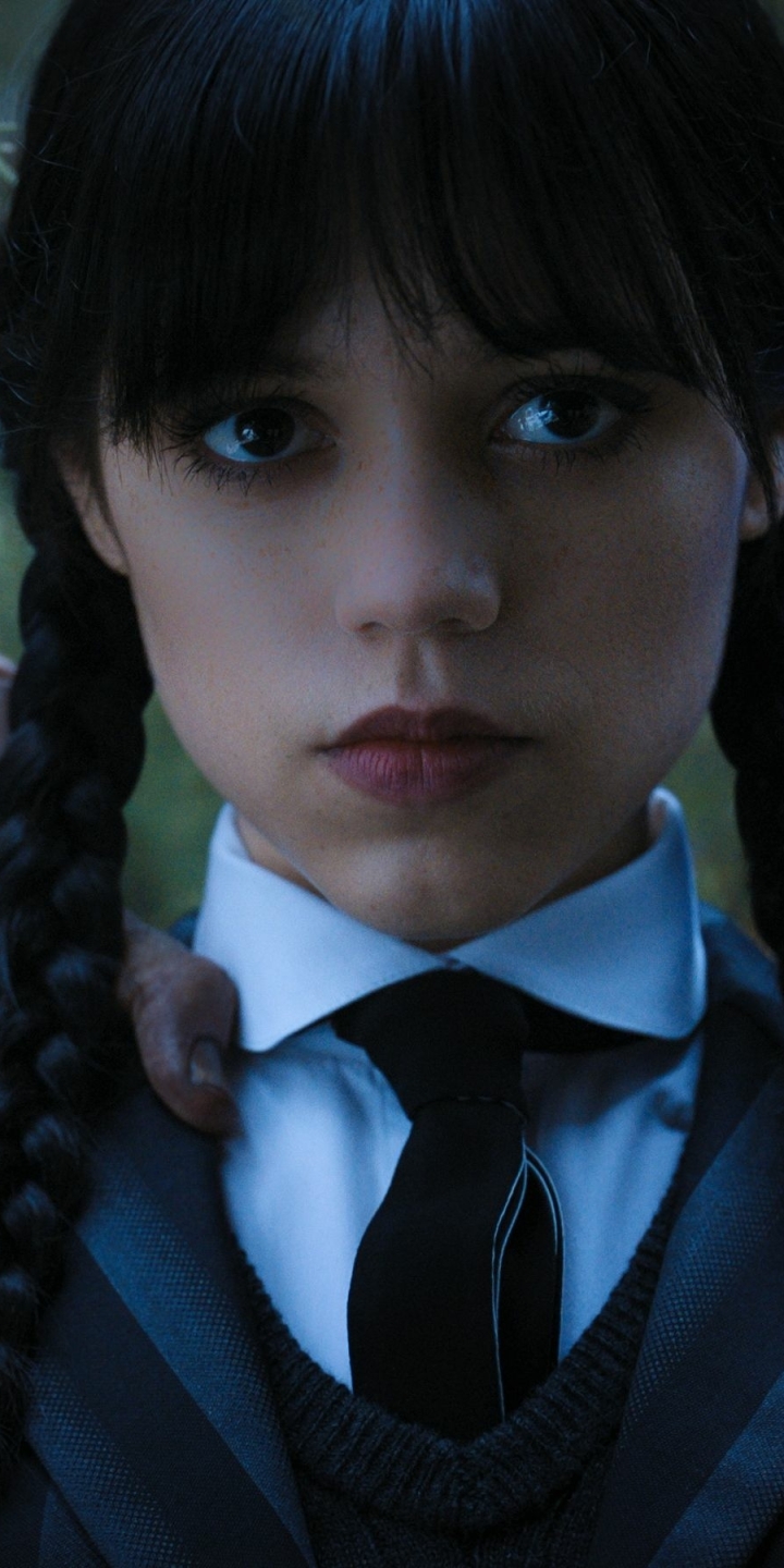 720x1440 Resolution Wednesday Addams 4K Netflix Season 1 720x1440 ...