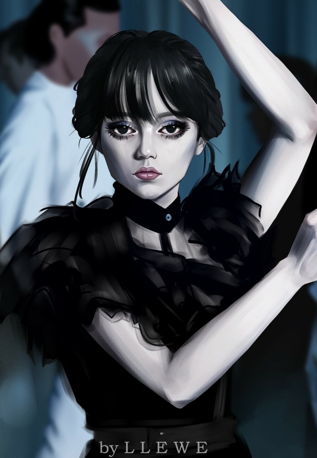 1080x1560 Wednesday Addams Dance Art 1080x1560 Resolution Wallpaper, HD ...
