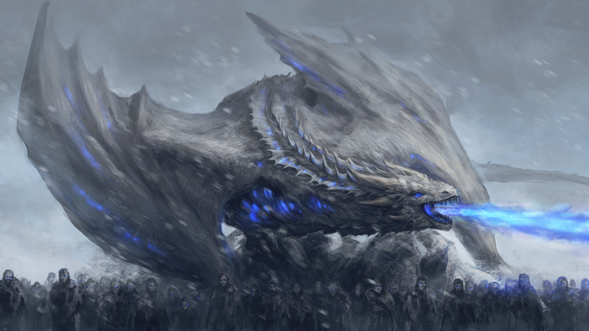 1920x1080 White Walkers Dragon Game Of Thrones 1080P Laptop Full HD  Wallpaper, HD Movies 4K Wallpapers, Images, Photos and Background -  Wallpapers Den