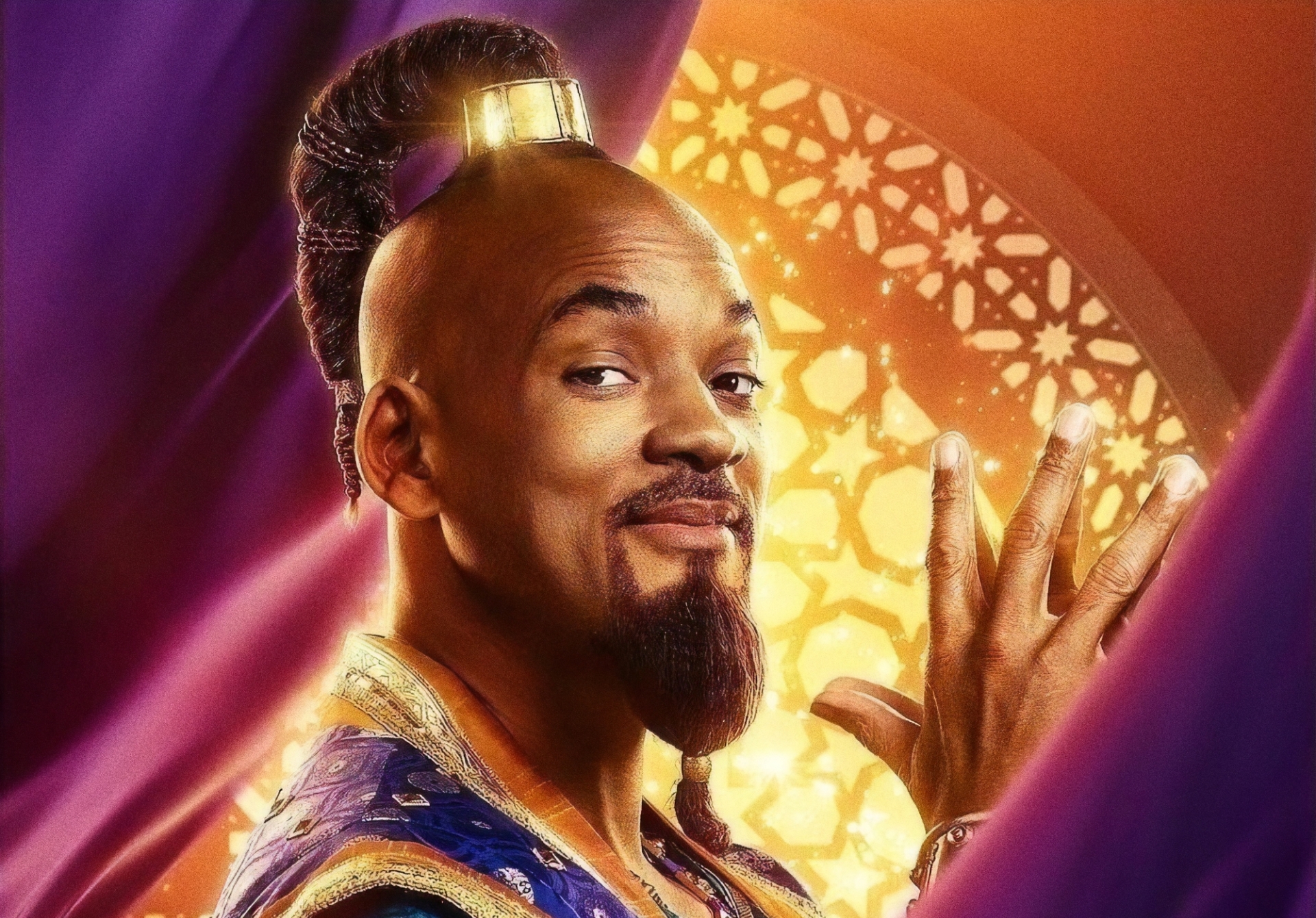 1920x1339 Resolution Will Smith As Genie In Aladdin Movie 1920x1339 Resolution Wallpaper