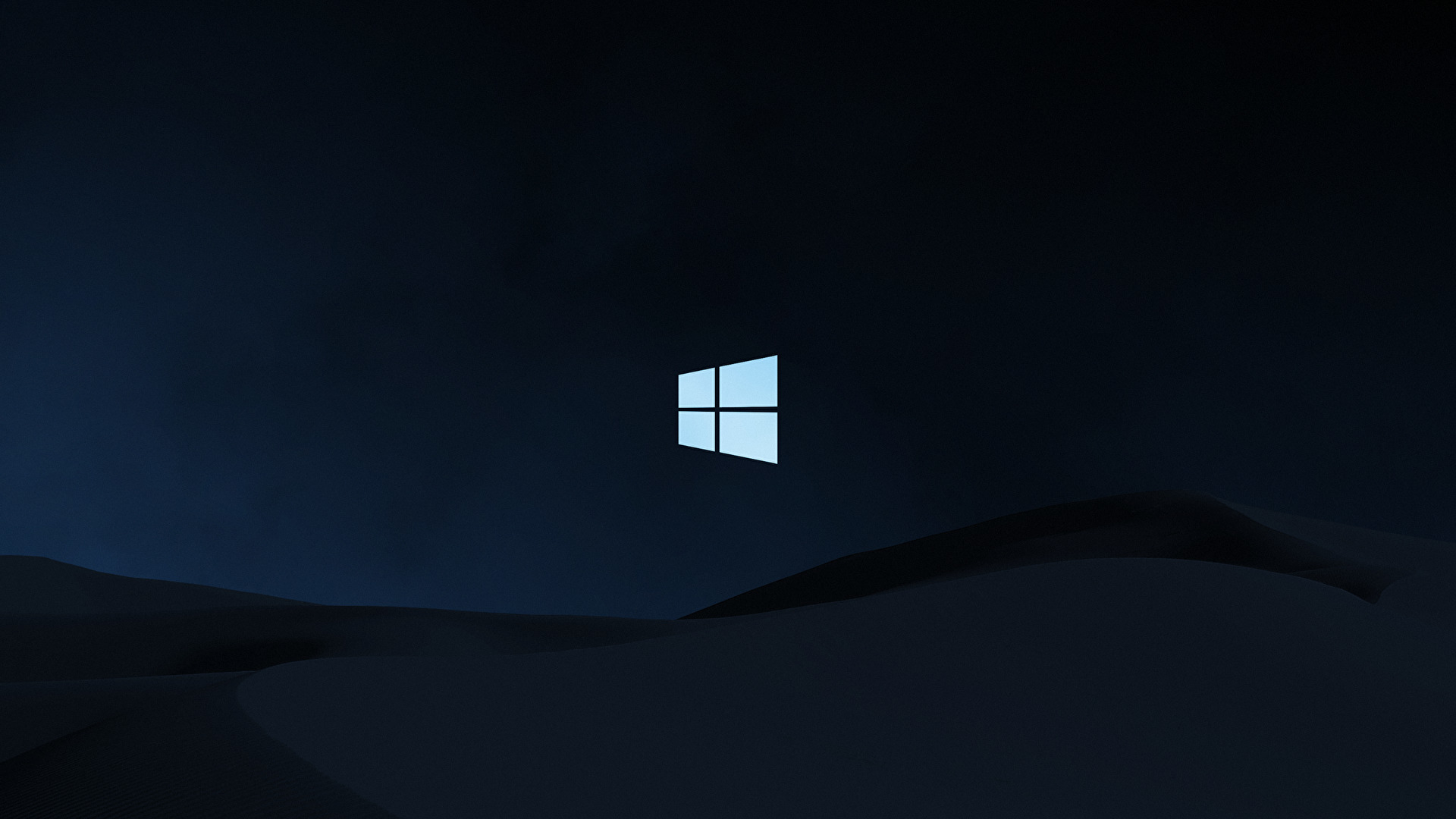 Windows 10 Black Background Wallpaper 4K 2590g