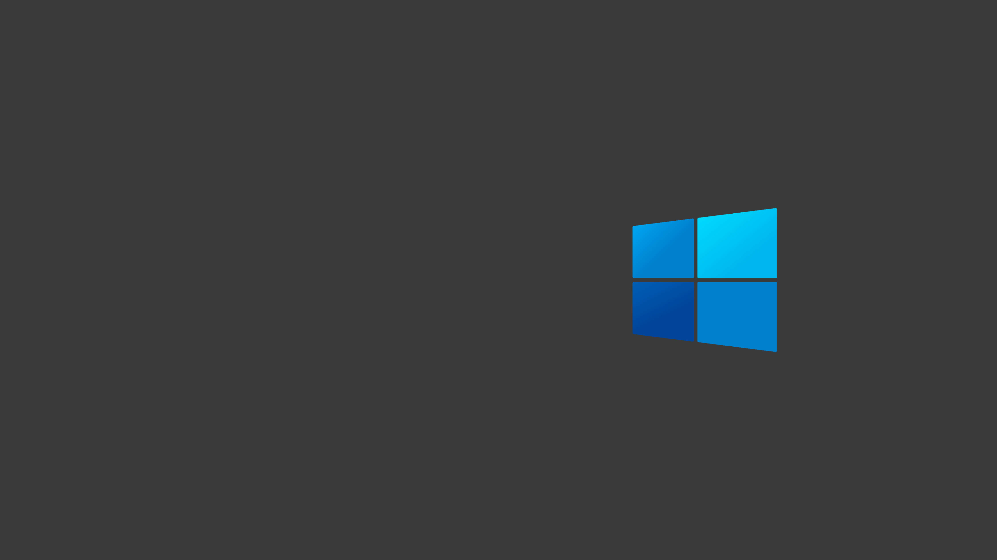 3840x2160 Windows 10 Dark Logo Minimal 4k Wallpaper Hd Minimalist 4k