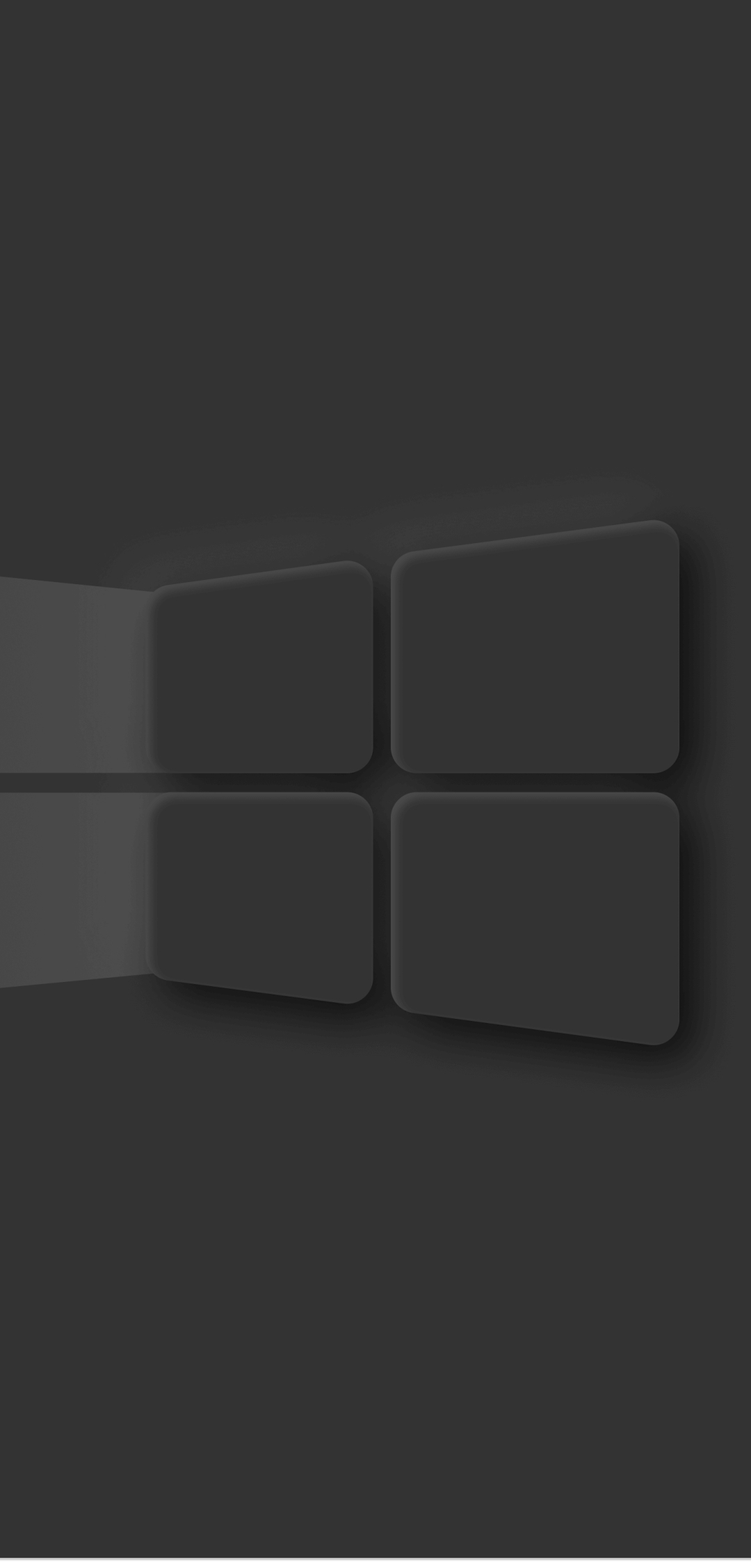 1080x2246 Windows 10 Dark Mode Logo 1080x2246 Resolution Wallpaper HD 