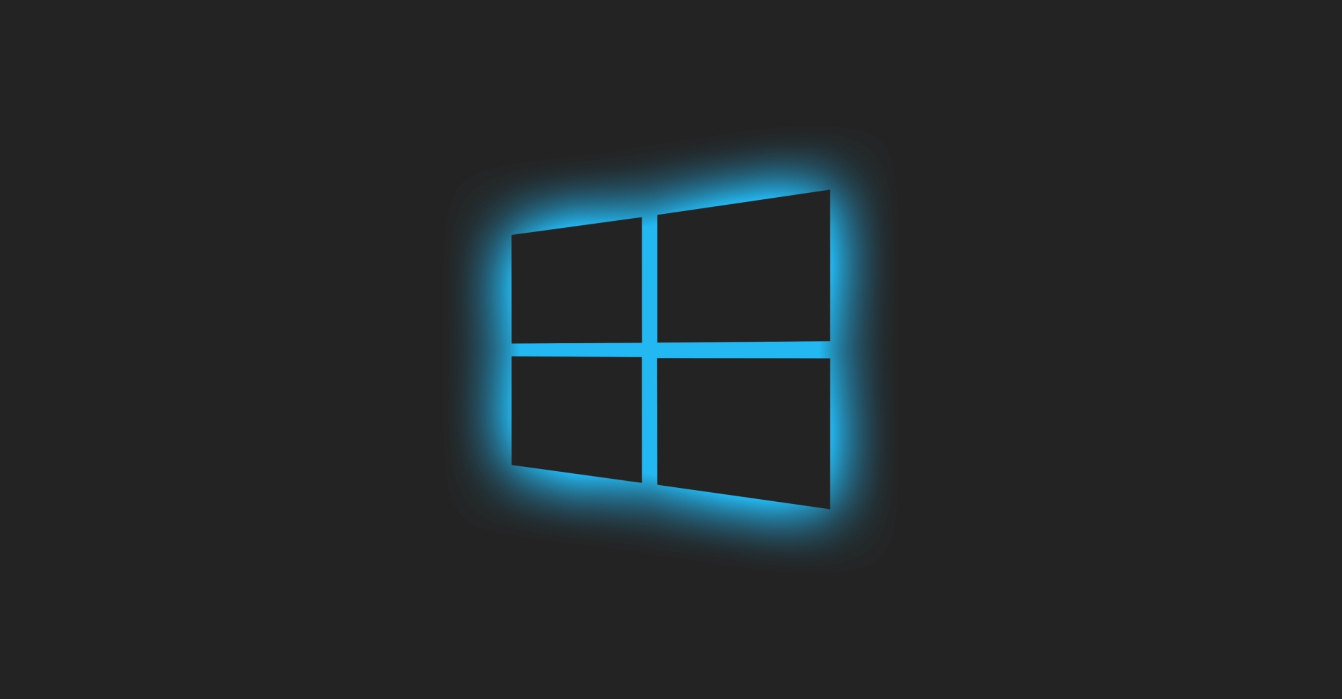 1920x1000 Resolution Windows 10 Logo Blue Glow 1920x1000 Resolution ...