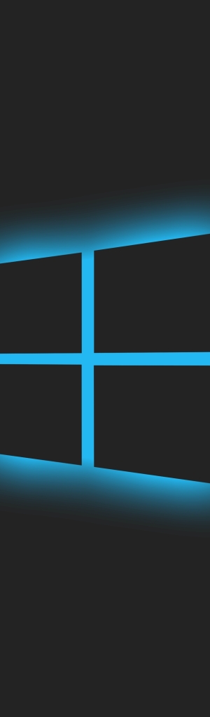300x1024 Windows 10 Logo Blue Glow 300x1024 Resolution Wallpaper Hd Hi
