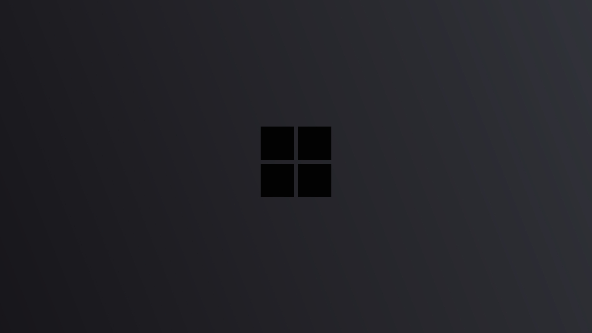 1920x1080 Windows 10 Logo Minimal Dark