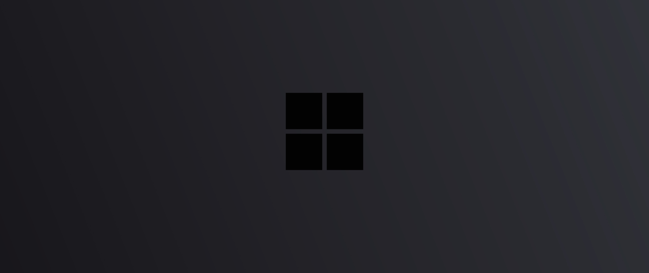 2560x1080 Resolution Windows 10 Logo Minimal Dark 2560x1080 Resolution ...