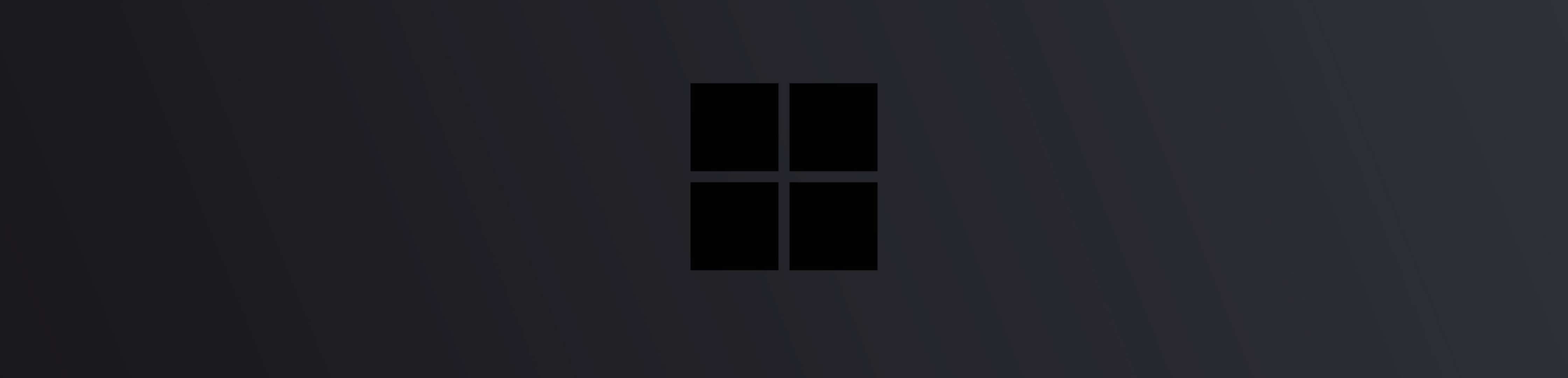 4480x1080 Windows 10 Logo Minimal Dark 4480x1080 Resolution Wallpaper