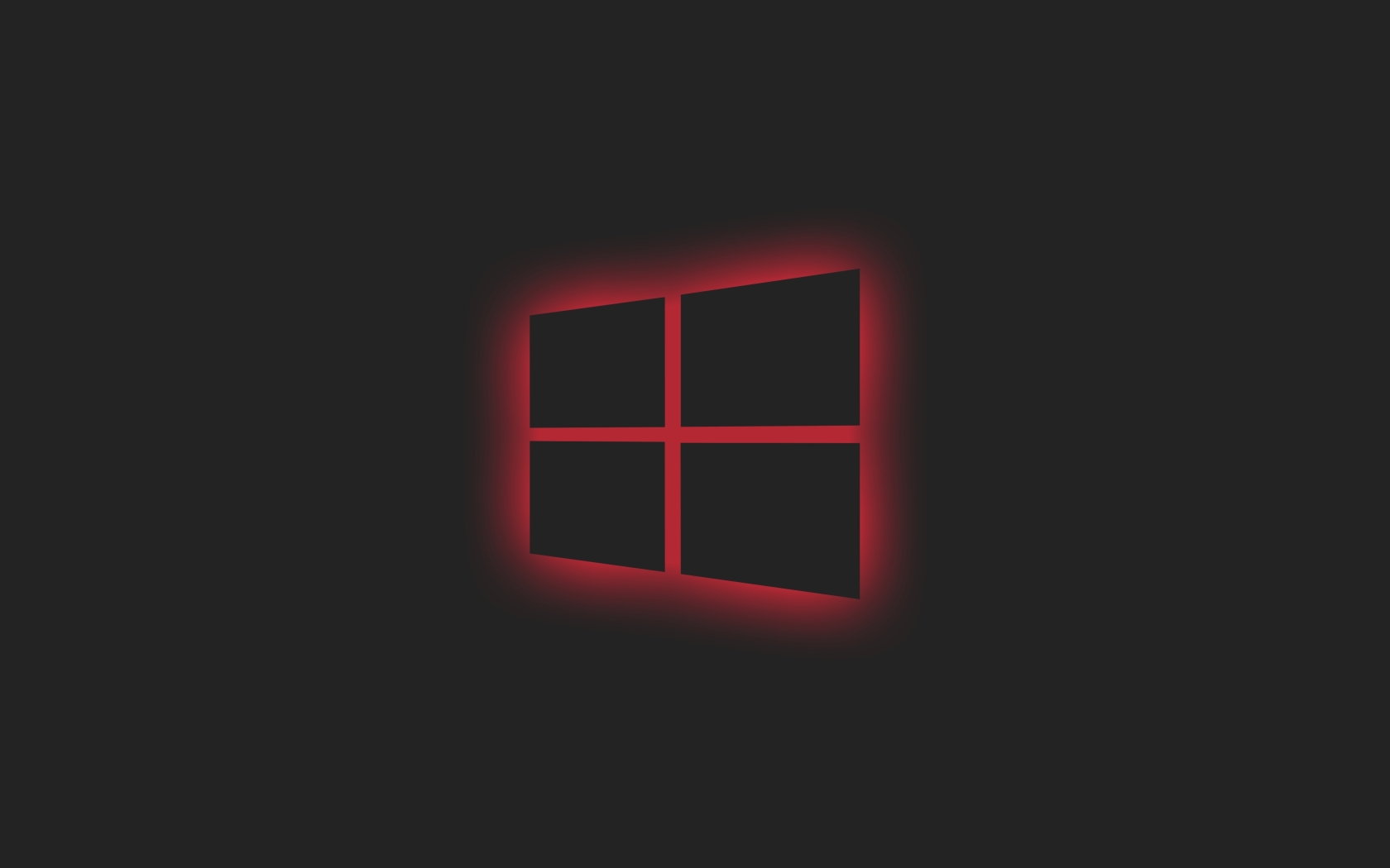 1680x1050 Windows 10 Logo Red Neon 1680x1050 Resolution Wallpaper Hd Hi Tech 4k Wallpapers Images Photos And Background Wallpapers Den