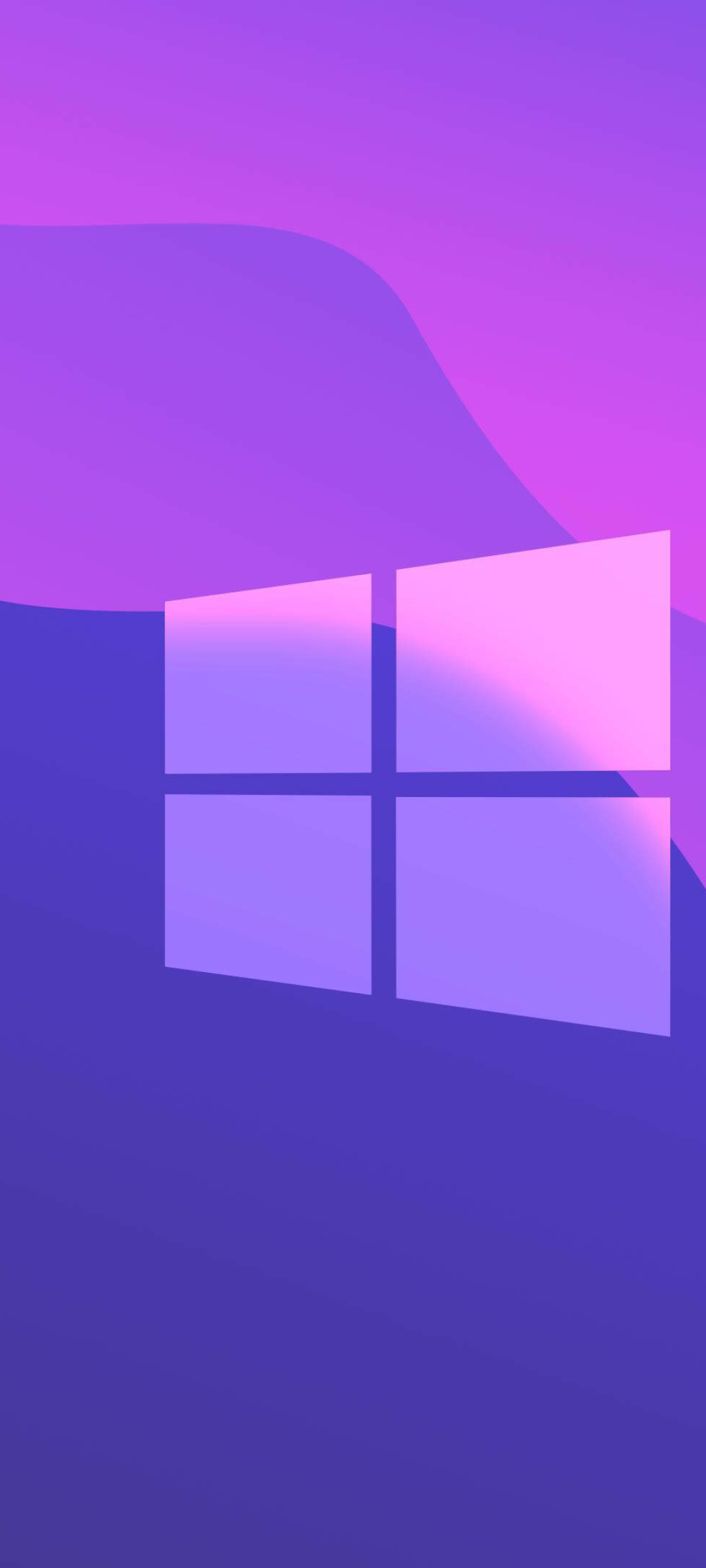 1080x2400 Windows 10 Purple Gradient 1080x2400 Resolution Wallpaper, HD ...