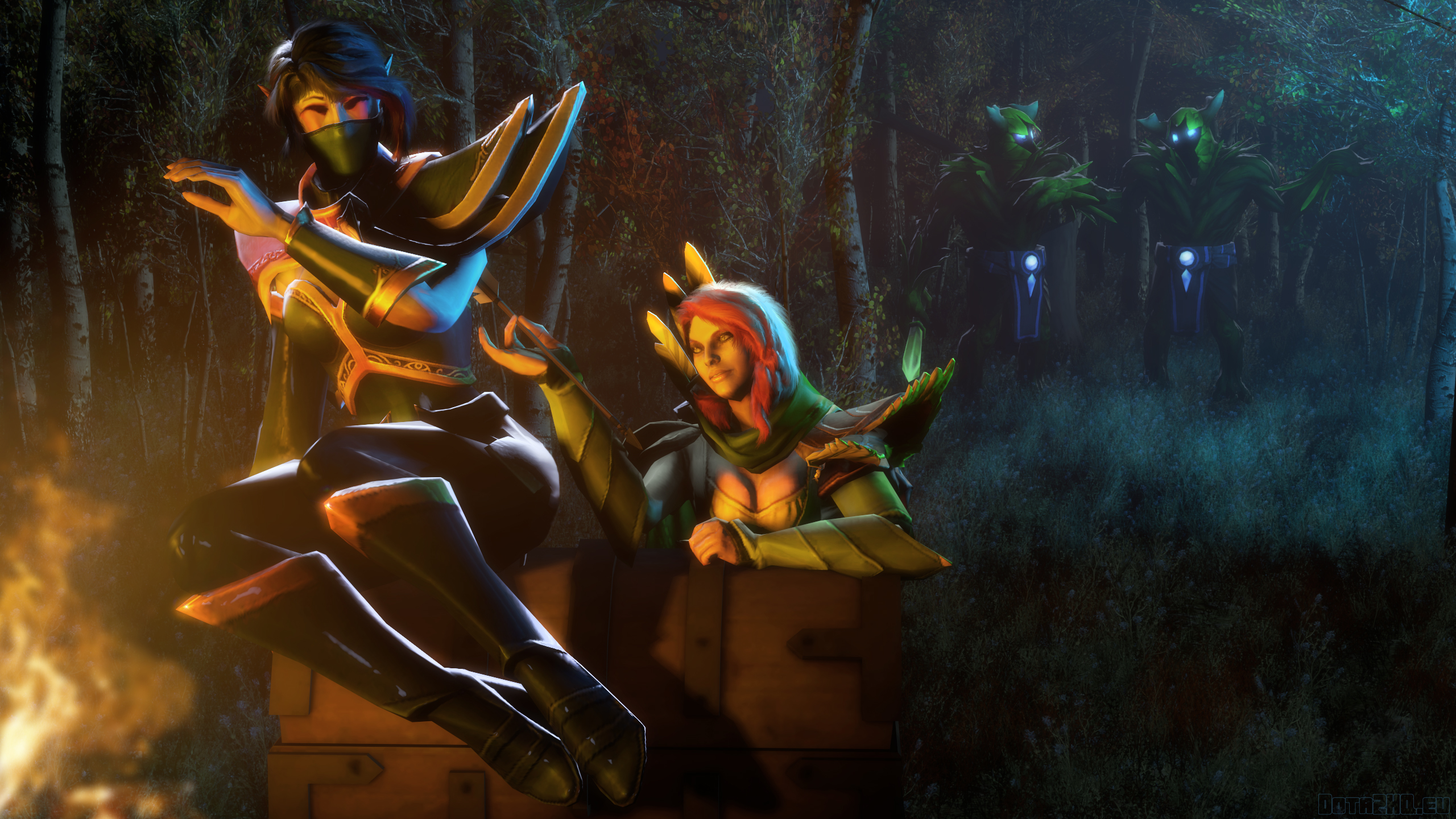 2560x1440 Windrunner Templar Assassin Dota 2 1440p