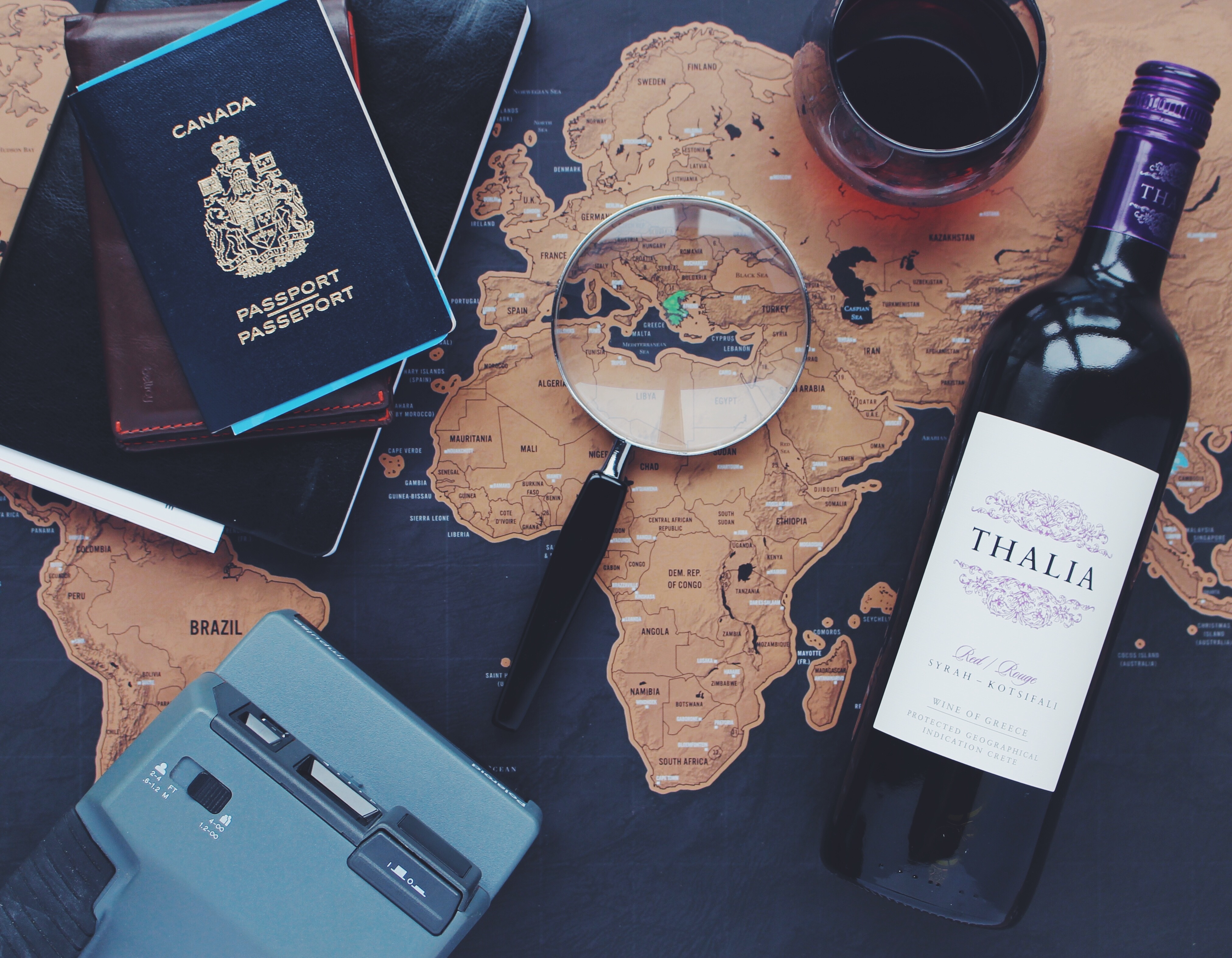 wine, passport, map Wallpaper, HD Other 4K Wallpapers, Images, Photos and  Background - Wallpapers Den