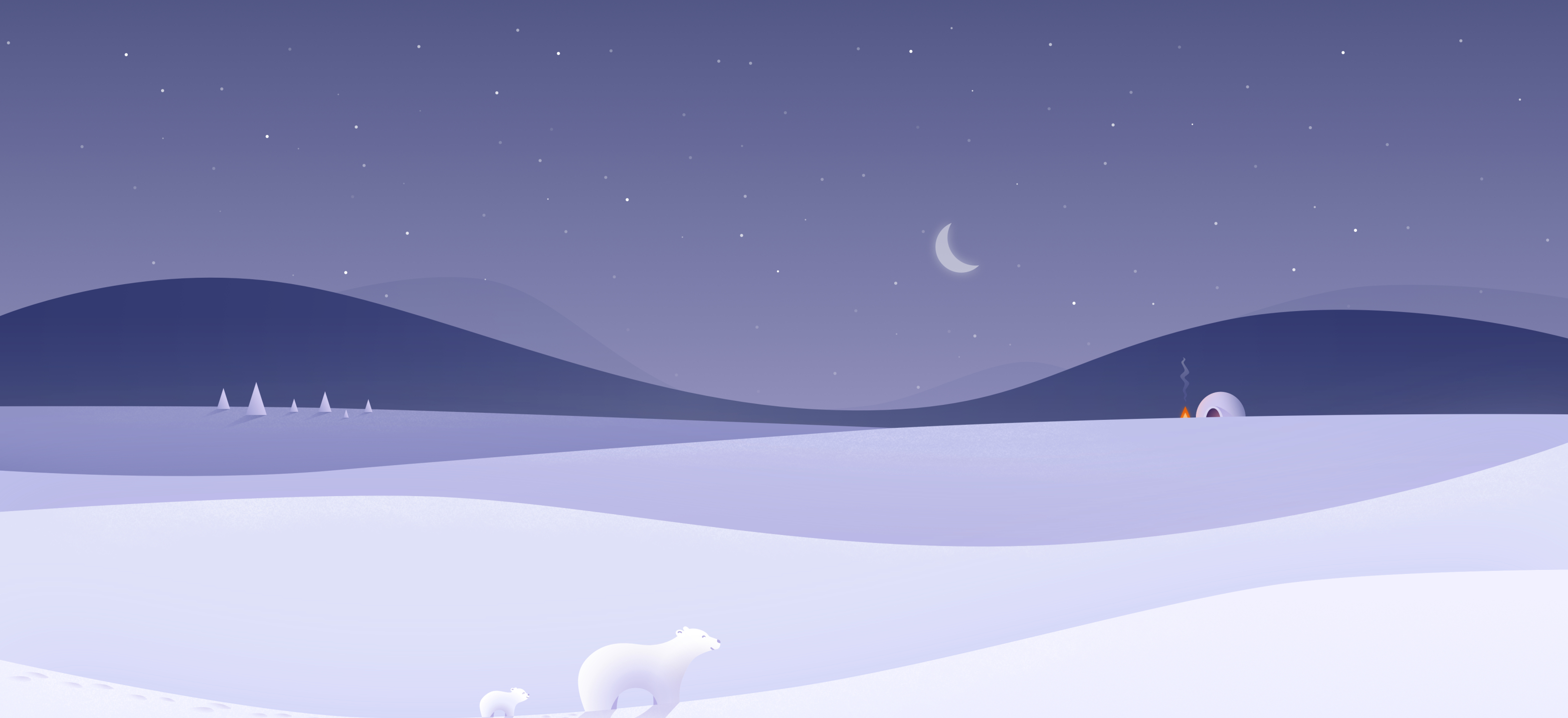 3144x1440 Resolution Winter Minimalist 3144x1440 Resolution Wallpaper ...