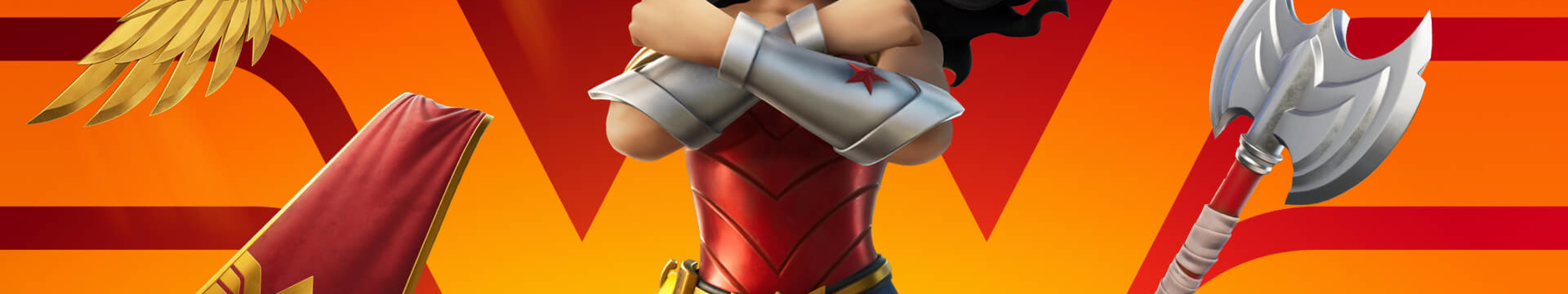 7680x1440 Wonder Woman Fortnite Chapter 2 7680x1440 Resolution