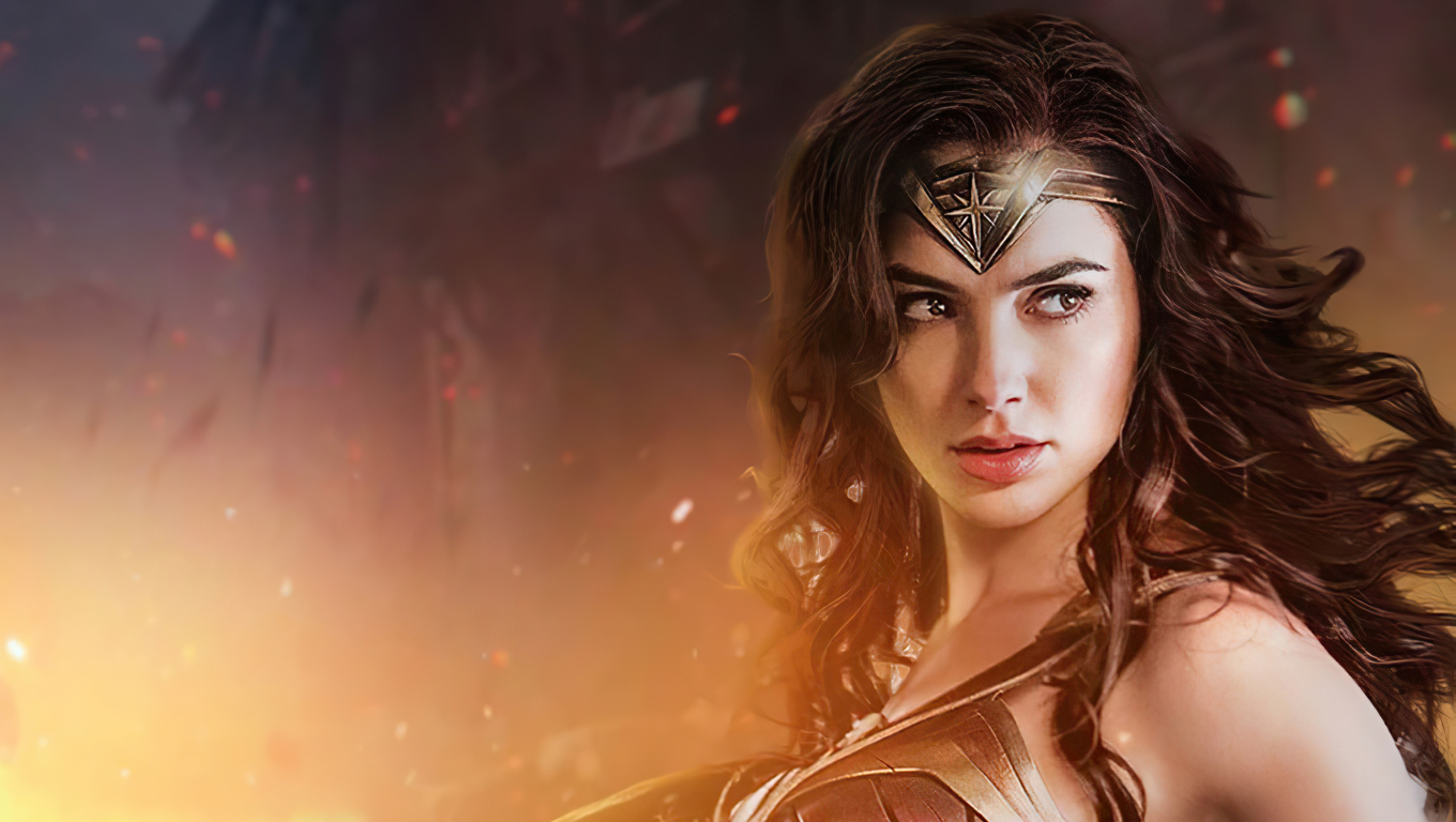 1360x768 Wonder Woman Gal Gadot Face Desktop Laptop HD Wallpaper, HD ...