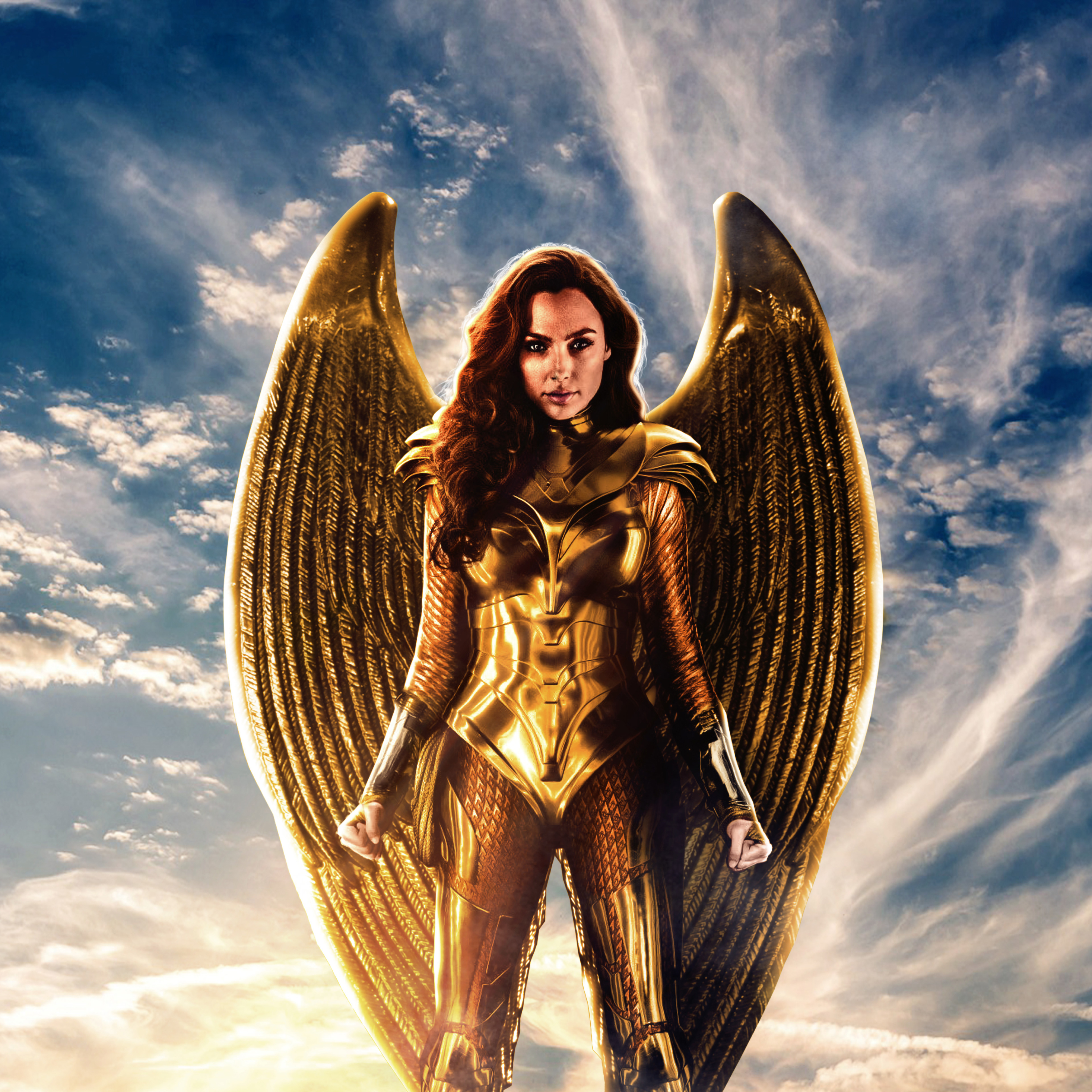 2932x2932 Wonder Woman Golden Eagle Armor Ipad Pro Retina Display Wallpaper,  HD Movies 4K Wallpapers, Images, Photos and Background - Wallpapers Den