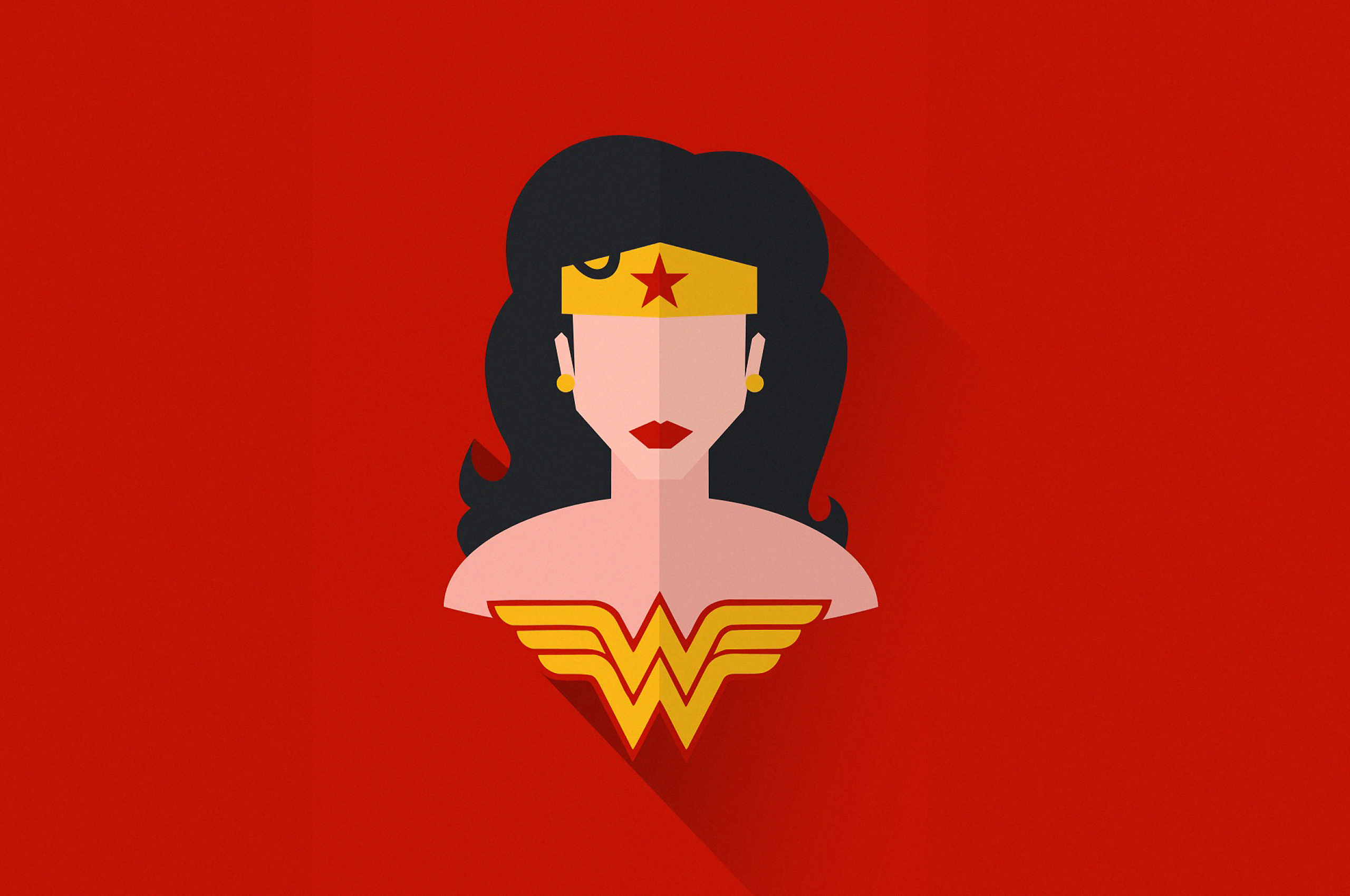 Wonder Woman Minimal (2560x1700) Resolution Wallpaper.