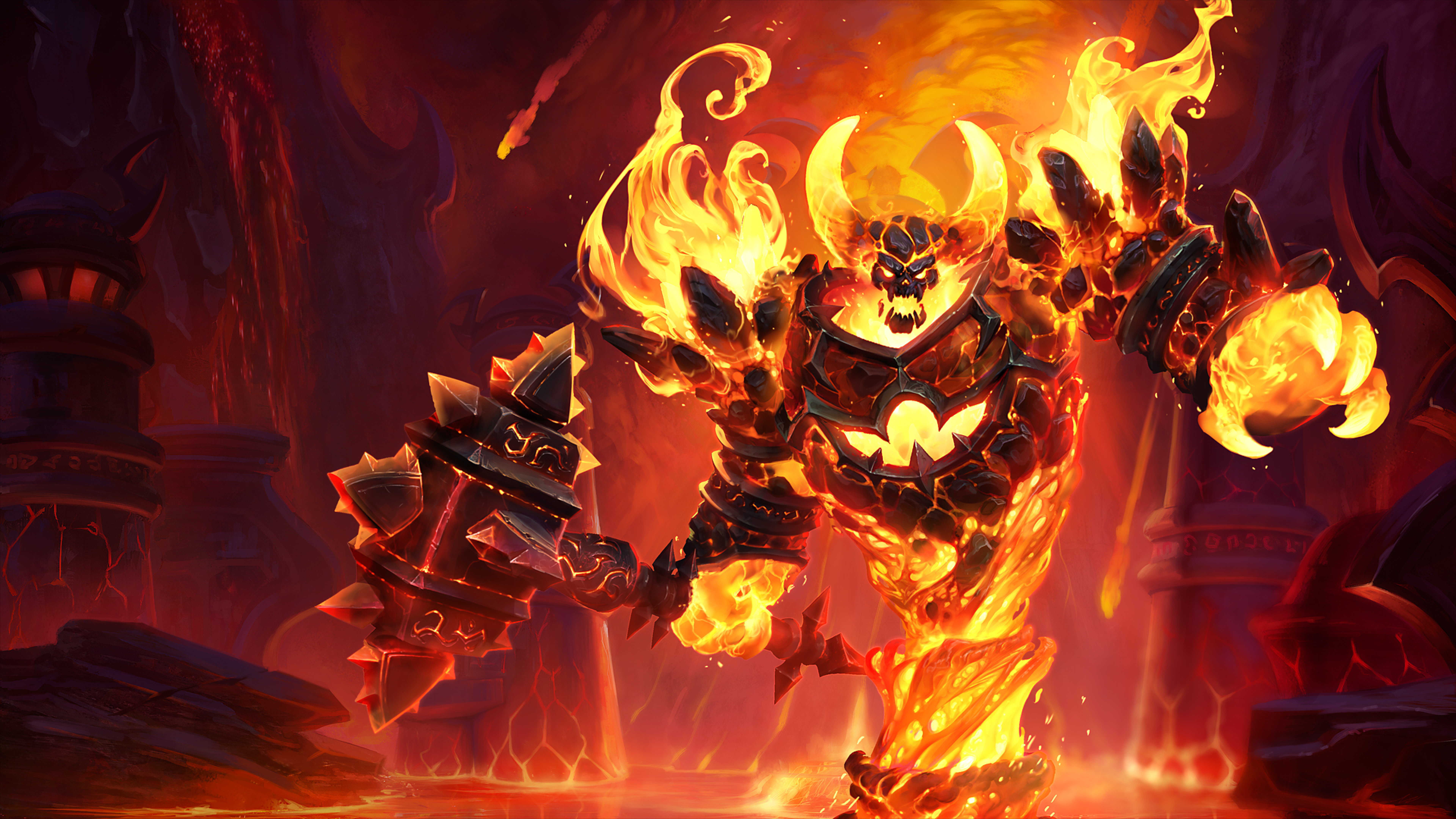 7680x4320 World of Warcraft Ragnaros Fire Art 8K Wallpaper, HD Games 4K  Wallpapers, Images, Photos and Background - Wallpapers Den
