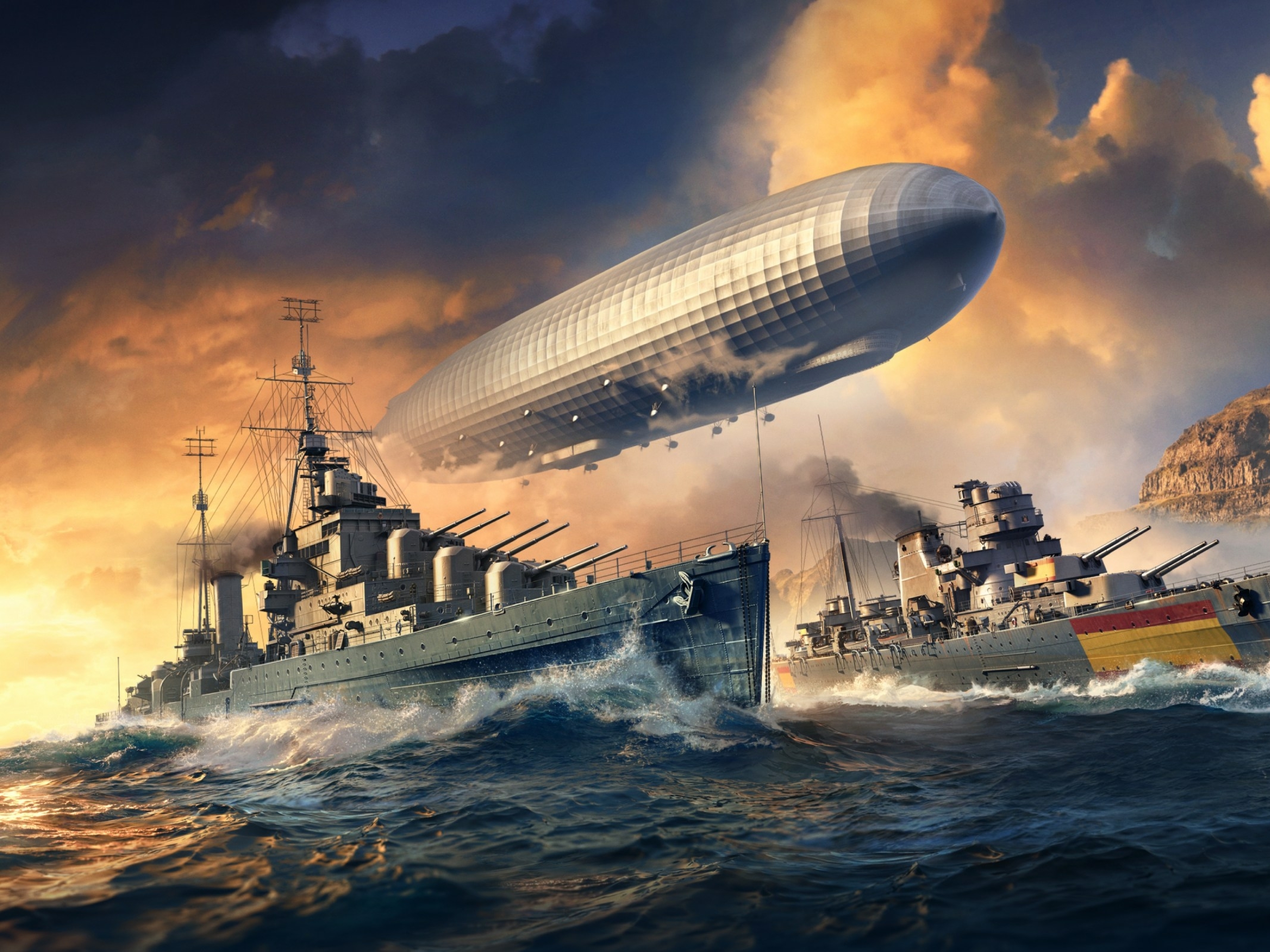 Мир армады. Морской бой World of Warships. Atlantico линкор. Крейсер Канариас ворлд оф варшипс.