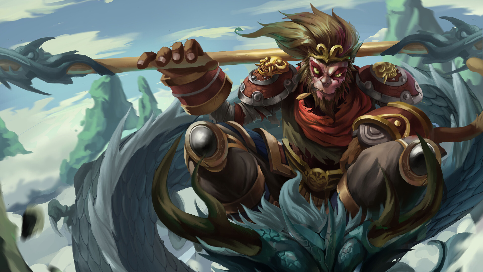 1920x1080 Wukong League Of Legends 1080p Laptop Full Hd Wallpaper