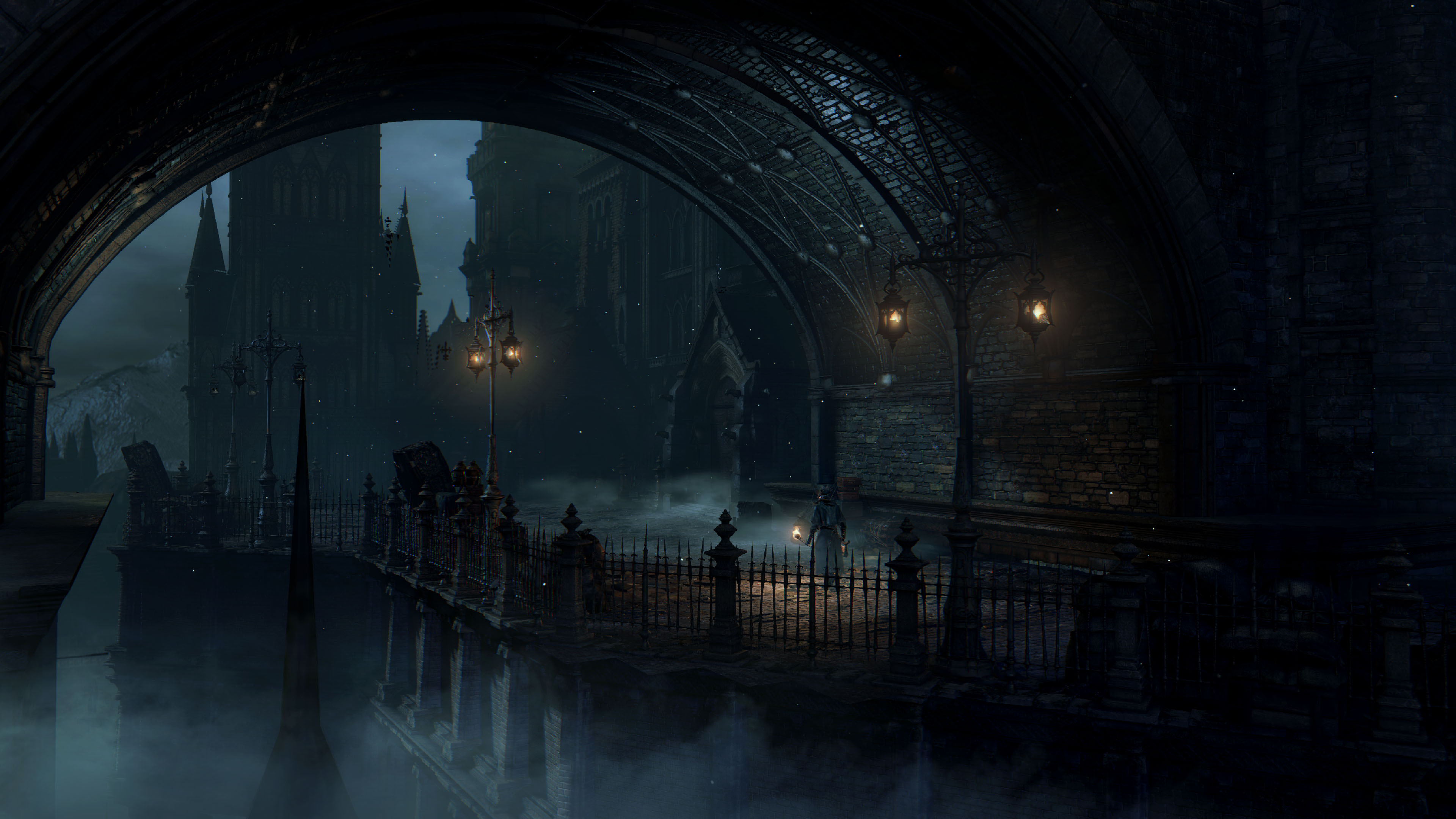 2560x1440 Yharnam Architecture Bloodborne 1440p Resolution Wallpaper Hd Games 4k Wallpapers Images Photos And Background