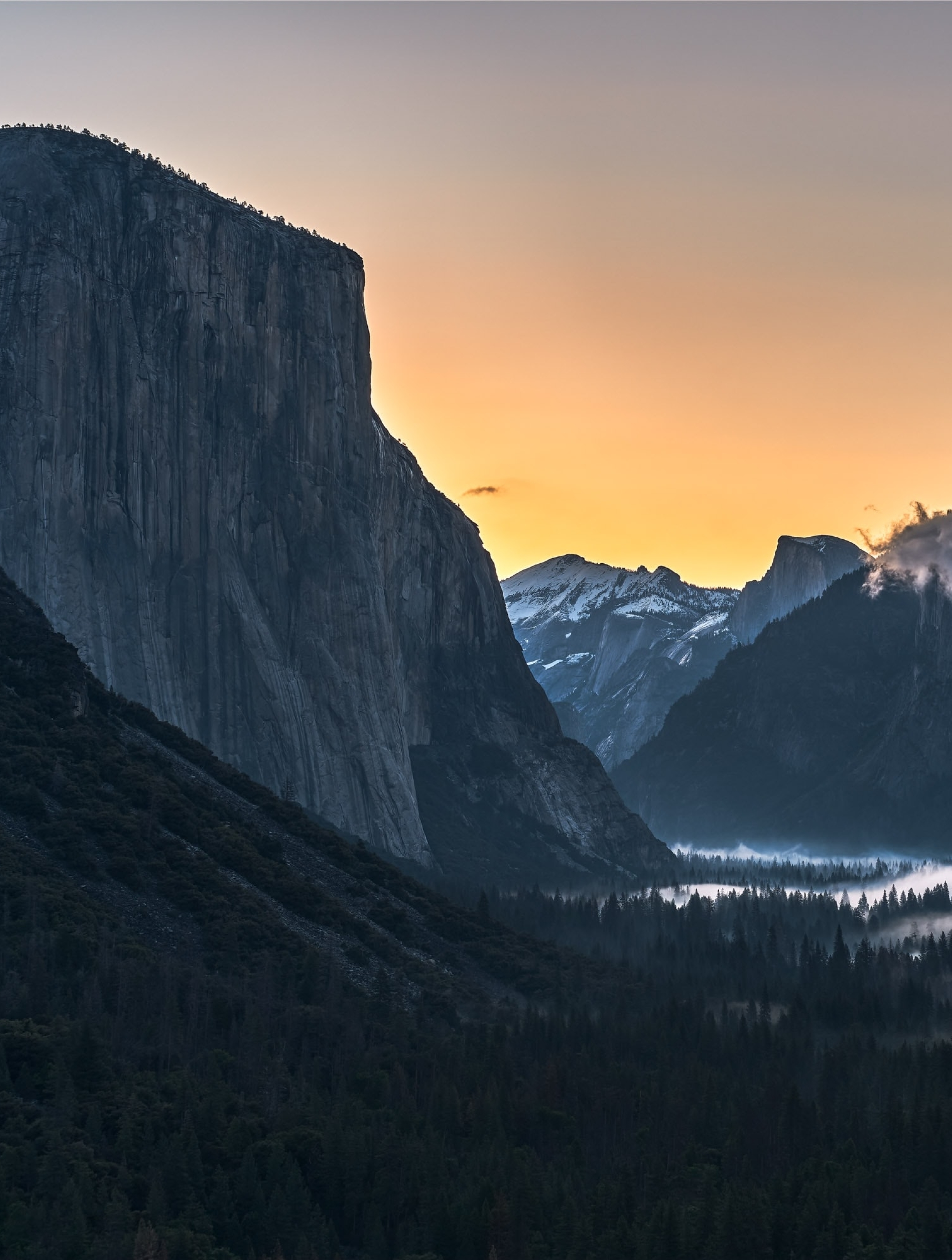 Yosemite National Park Wallpaper 4K Sunrise Tunnel View 7804
