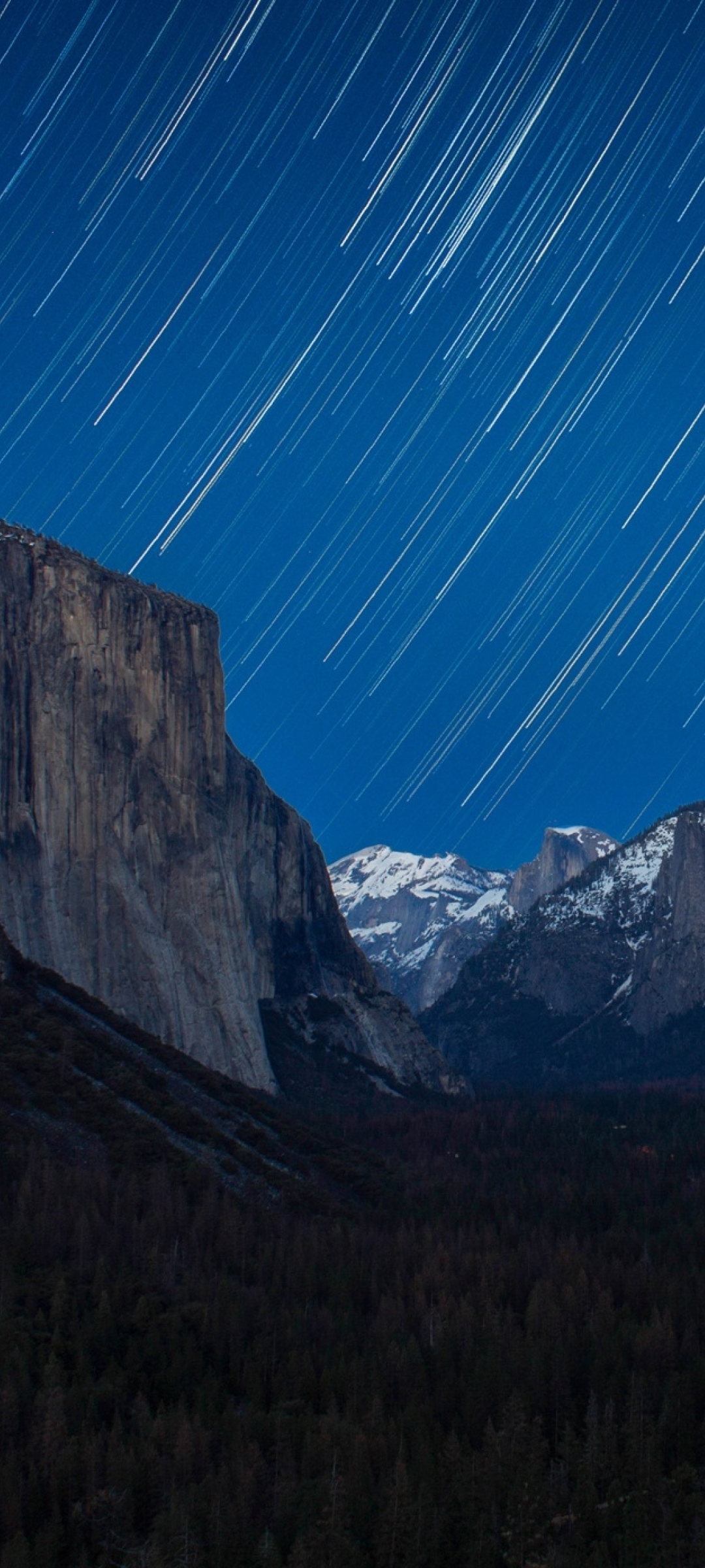 1080x2400 Yosemite National Park Star Trail 1080x2400 ...
