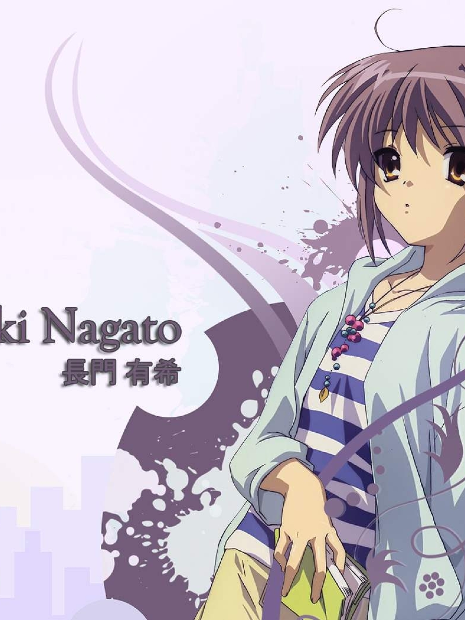 1536x48 Yuki Nagato Girl Look 1536x48 Resolution Wallpaper Hd Anime 4k Wallpapers Images Photos And Background Wallpapers Den