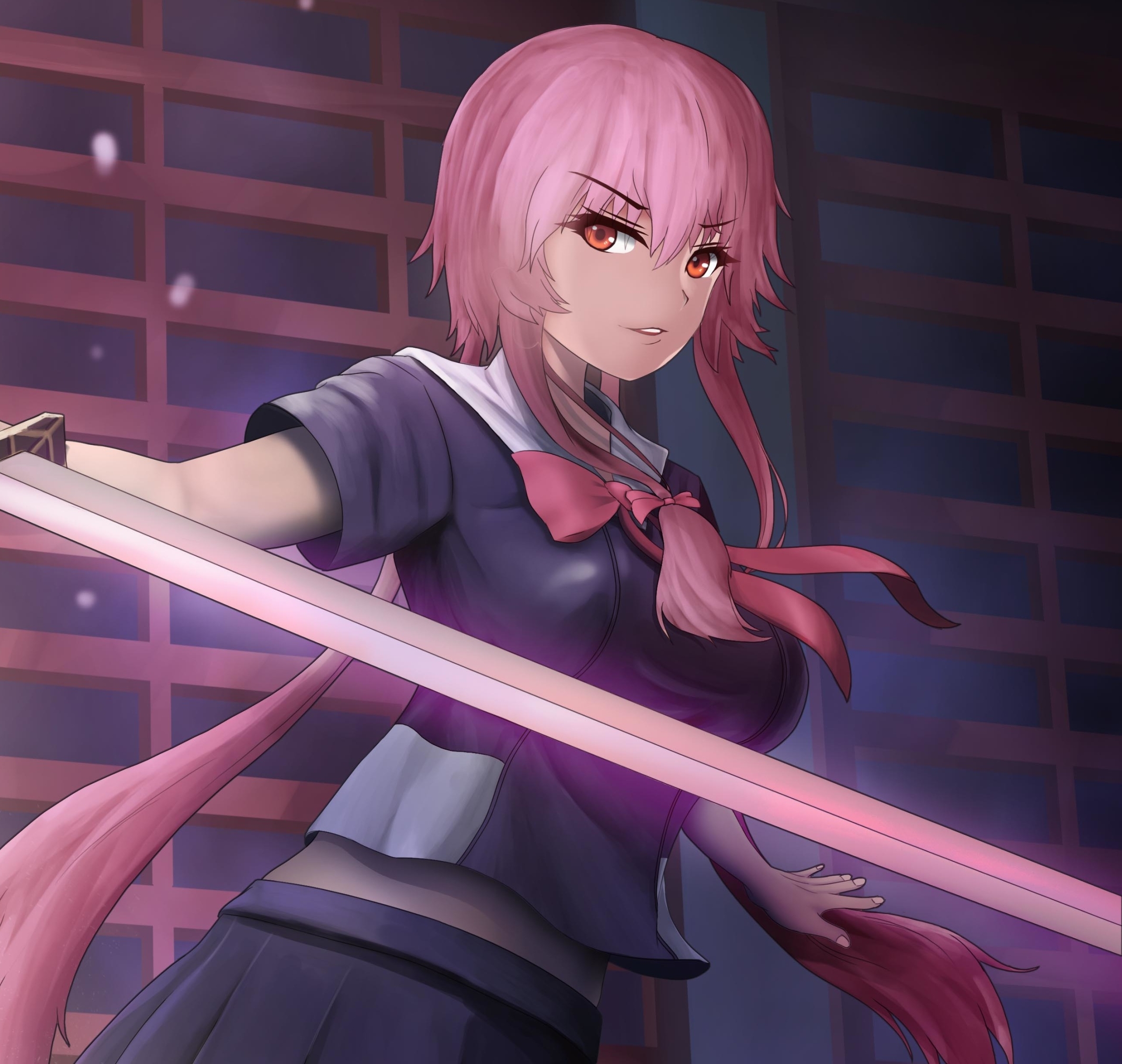 2356x2234 Resolution Yuno Gasai From Future Diary 2356x2234 Resolution