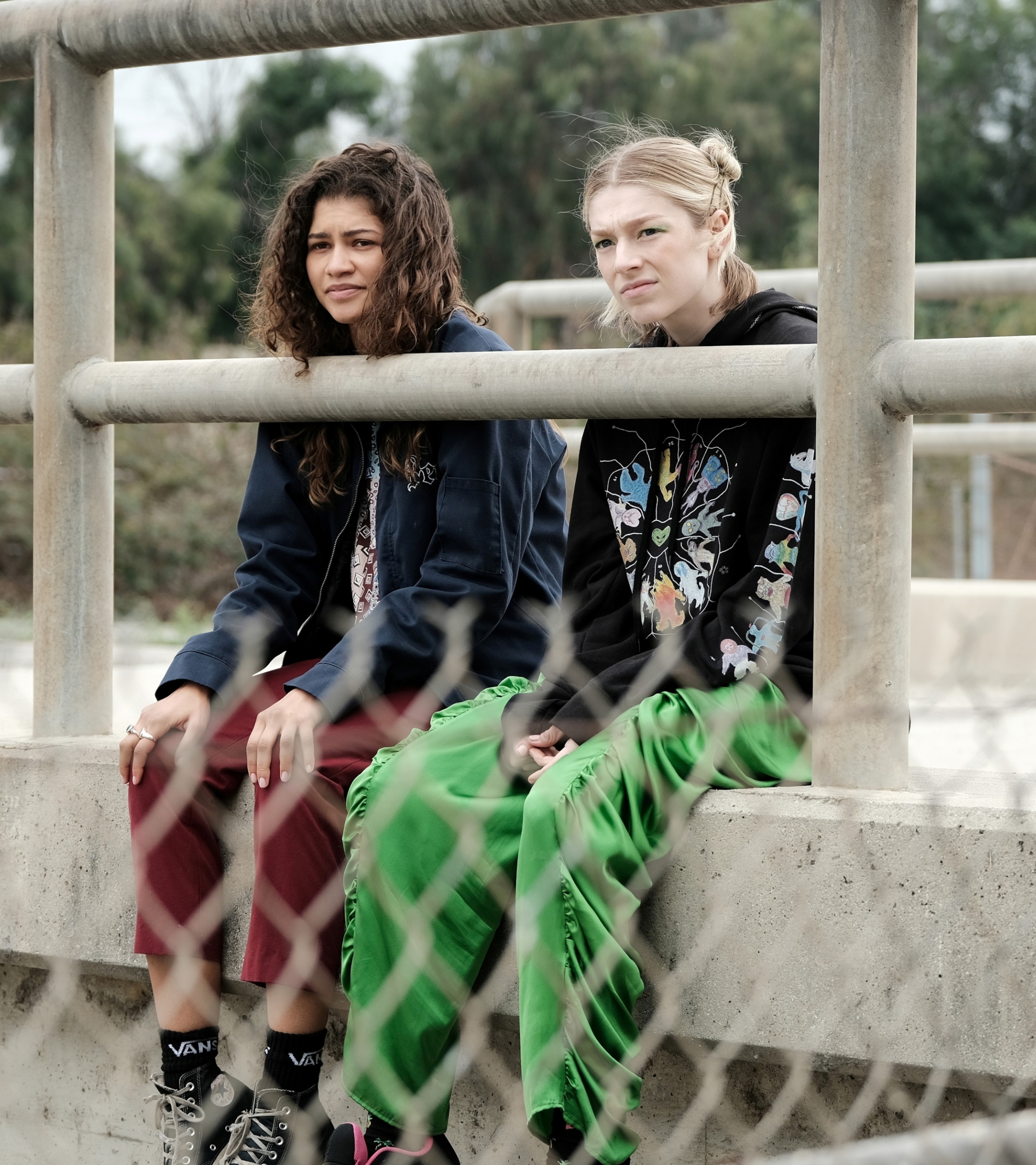 3840x4320 Resolution Zendaya and Hunter Schafer Euphoria 4k 3840x4320 ...