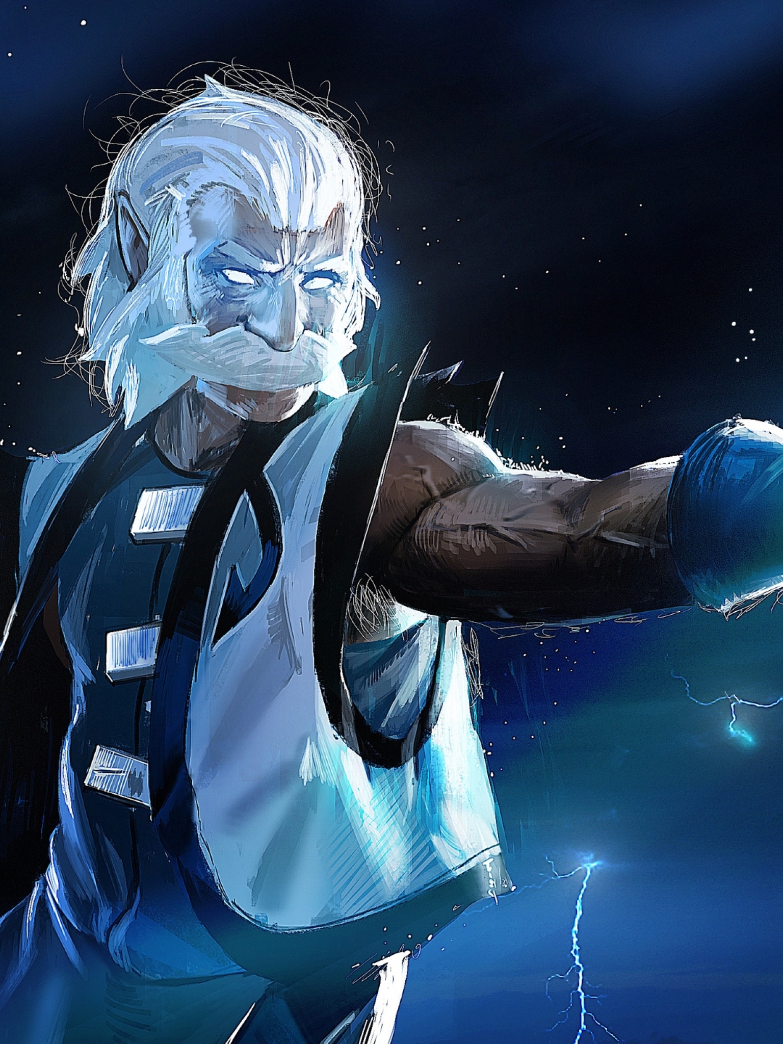 1536x2048 Zeus Dota 2 Art 1536x2048 Resolution Wallpaper