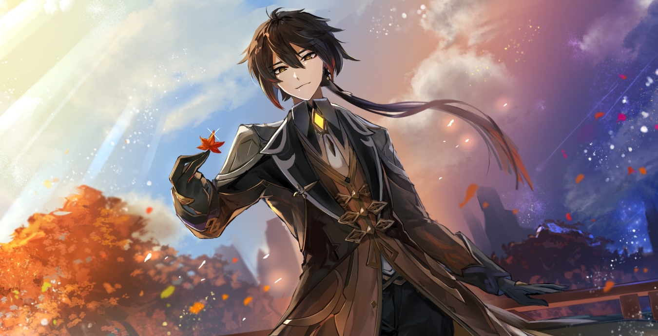 1350x689 Zhongli New Genshin Impact 1350x689 Resolution Wallpaper, HD