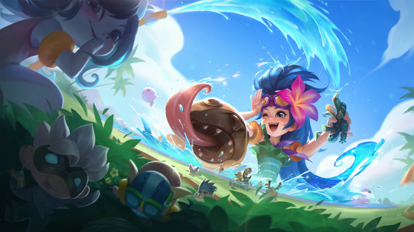 1366x768 Zoe in League of Legends 1366x768 Resolution Wallpaper, HD Games  4K Wallpapers, Images, Photos and Background - Wallpapers Den