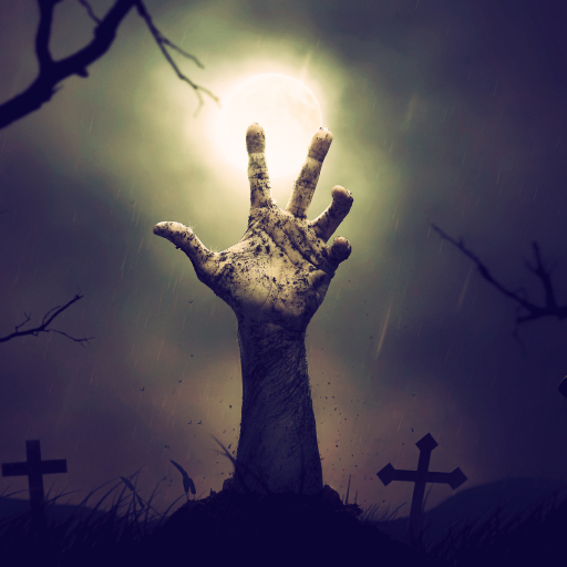 512x512 Zombie Hand From Cemetery 512x512 Resolution Wallpaper, HD ...