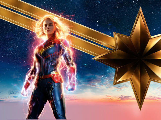 1920x1080 2019 New Captain Marvel Poster 1080P Laptop Full 