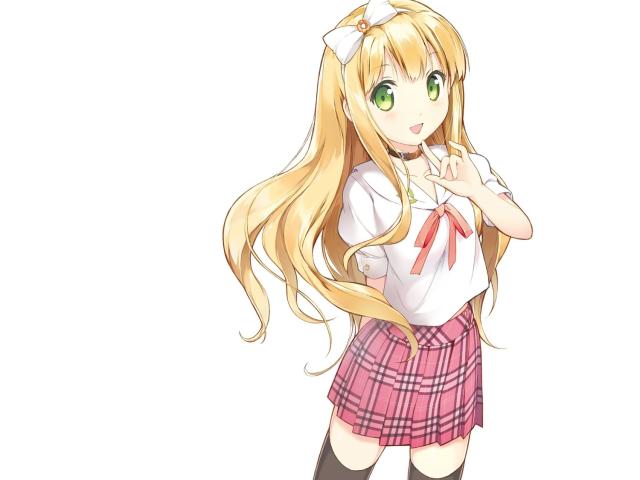 19x1080 Azuki Azusa Girl Blonde 1080p Laptop Full Hd Wallpaper Hd Anime 4k Wallpapers Images Photos And Background