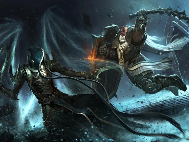 Diablo Iii Reaper Of Souls Crusader Blizzard Entertainment Wallpaper