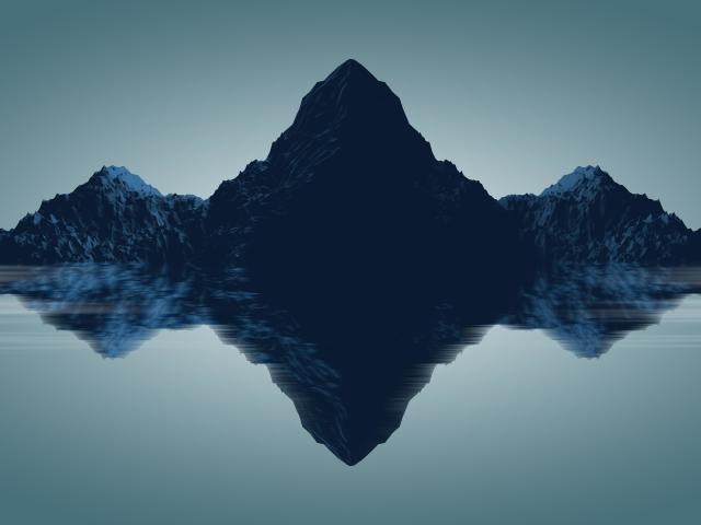 Minimal Mountains Wallpaper, HD Minimalist 4K Wallpapers, Images