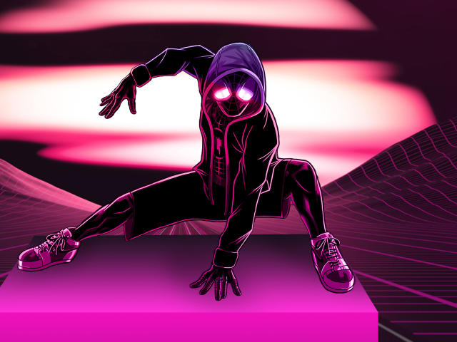 Neon Spider Man 4K Wallpaper, HD Games 4K Wallpapers, Images, Photos