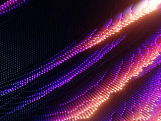 3D Abstract Colorful Surface Line wallpaper