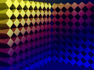 3D Rhombus Gradient wallpaper