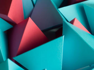 3D Triangle Cube wallpaper