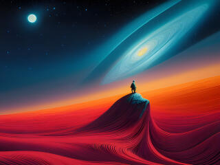 4K Alien Colorful Planet Cool Wallpaper