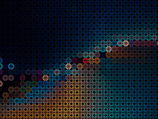 4k Atoms Abstract wallpaper