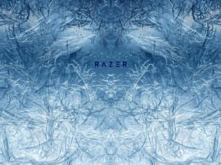 4K Razer Ice Blue wallpaper